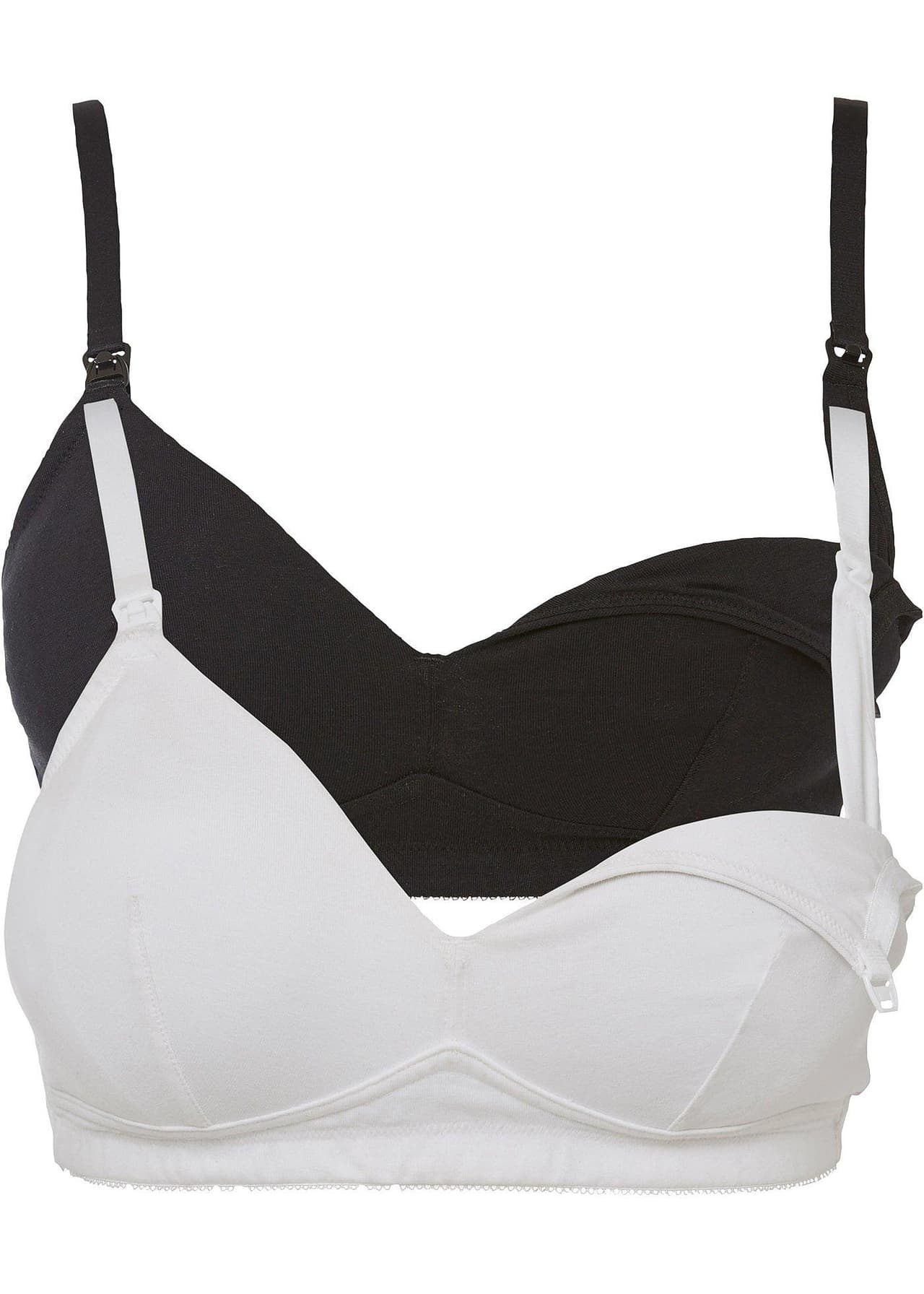 Amningsbehå utan bygel med ekologisk bomull (2-pack) från bonprix - bild 2