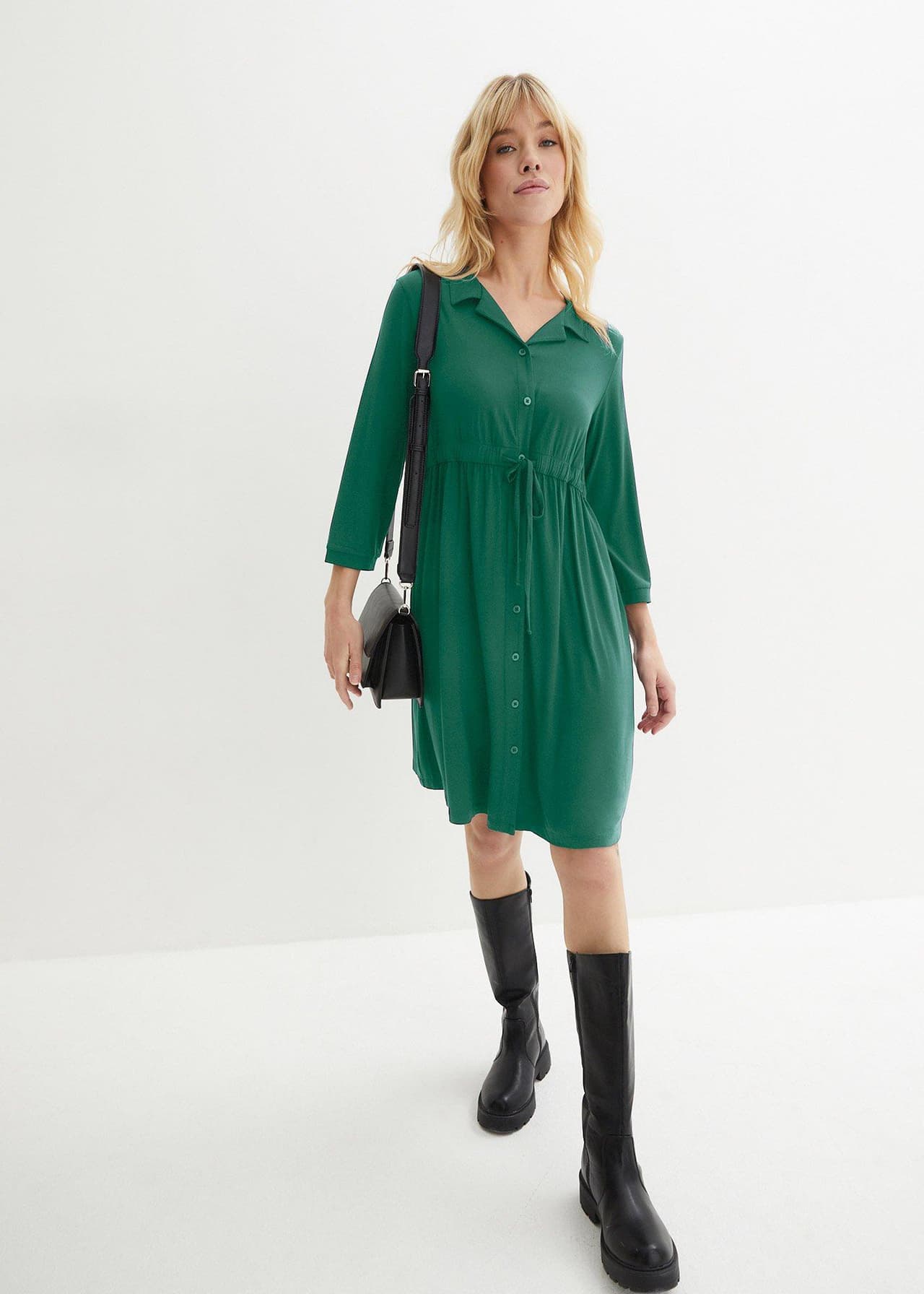 Mamma-/amningsklänning med krage