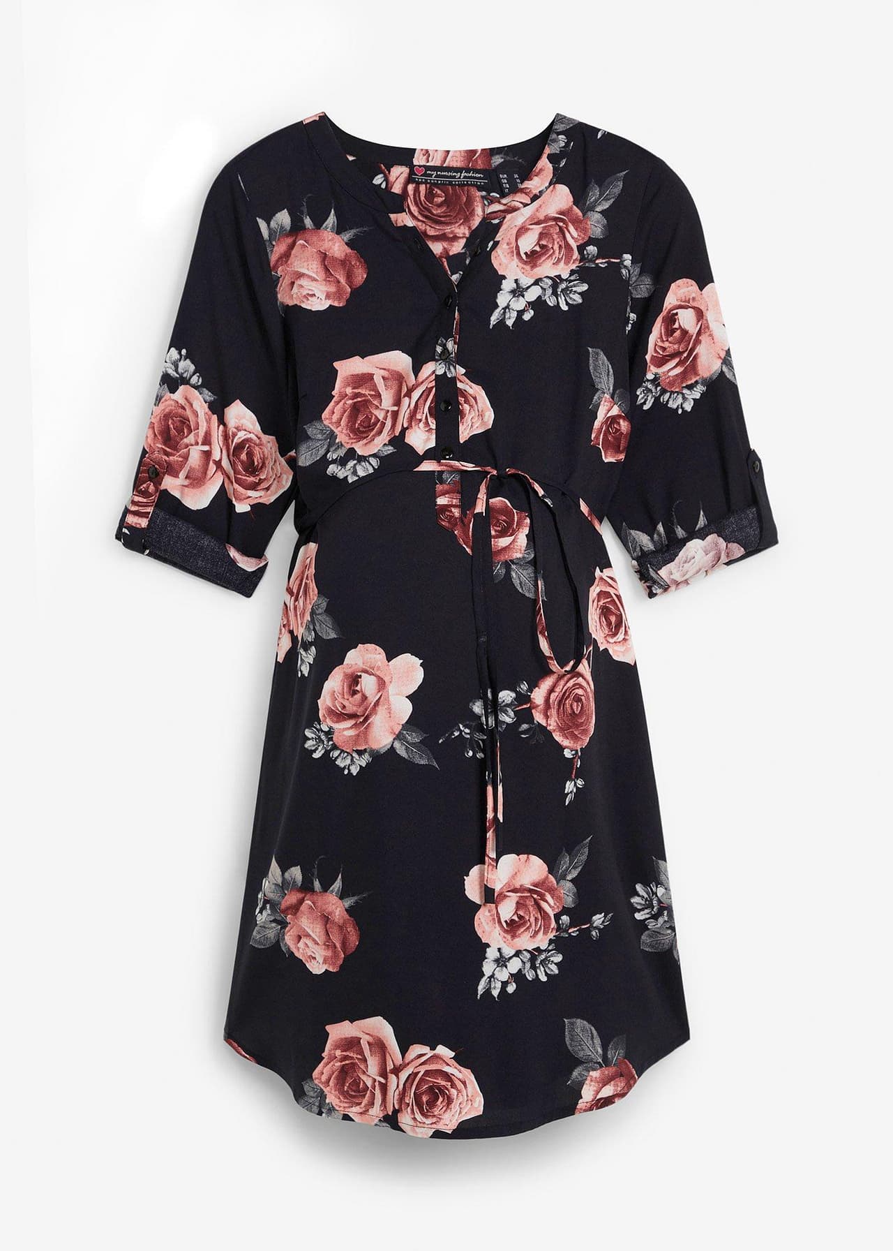 Lång mamma-/amningsblus från bonprix - bild 3