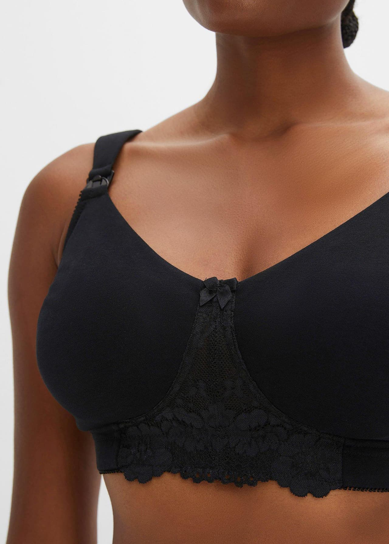 Amningsbehå utan bygel med ekologisk bomull (2-pack) från bonprix - bild 2