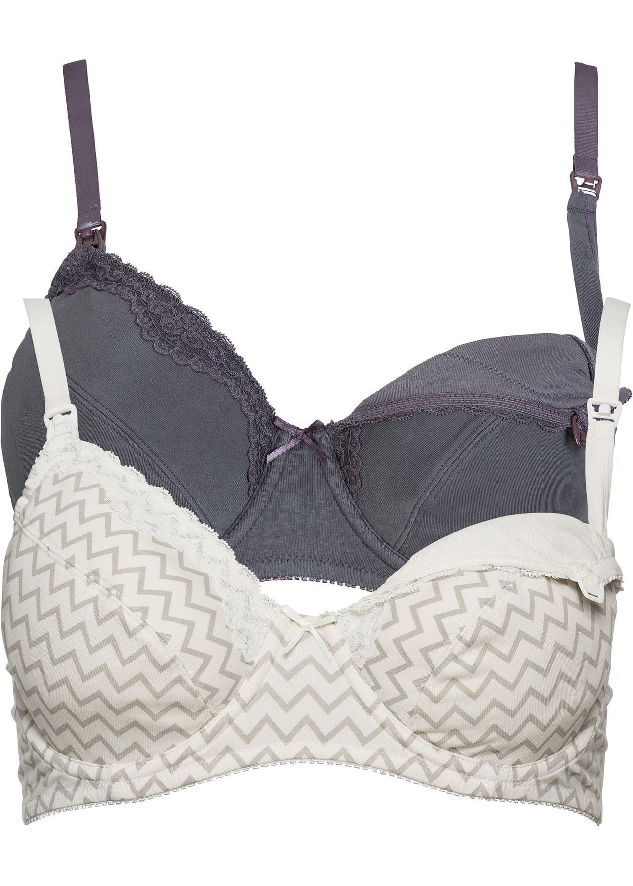 Amningsbehå (2-pack), ekologisk bomull från bonprix - bild 3