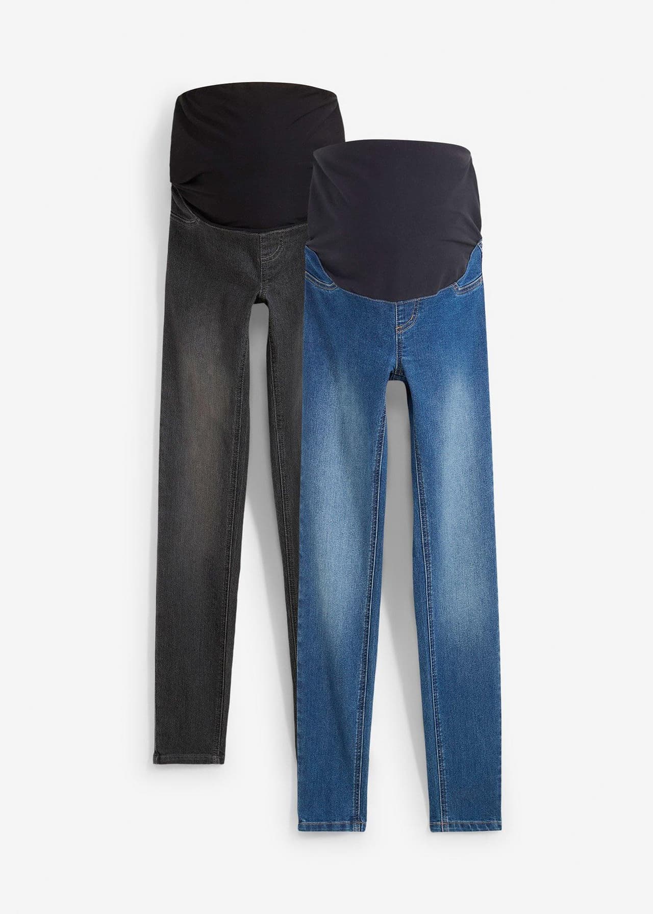 Mammajeggings med bomull (2-pack). Skinny från bonprix - bild 3