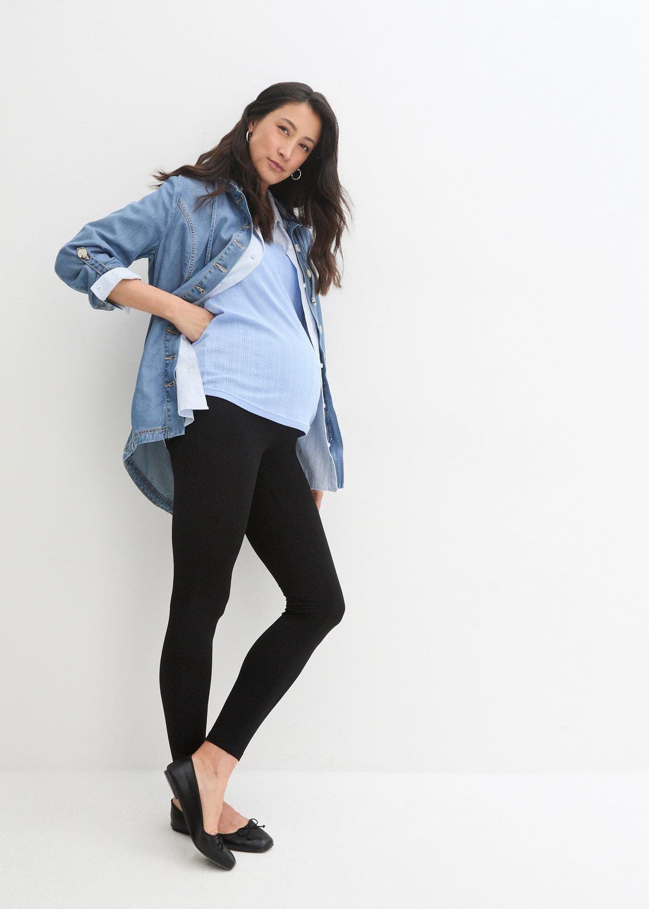 Mammaleggings med mjuk ekologisk bomull