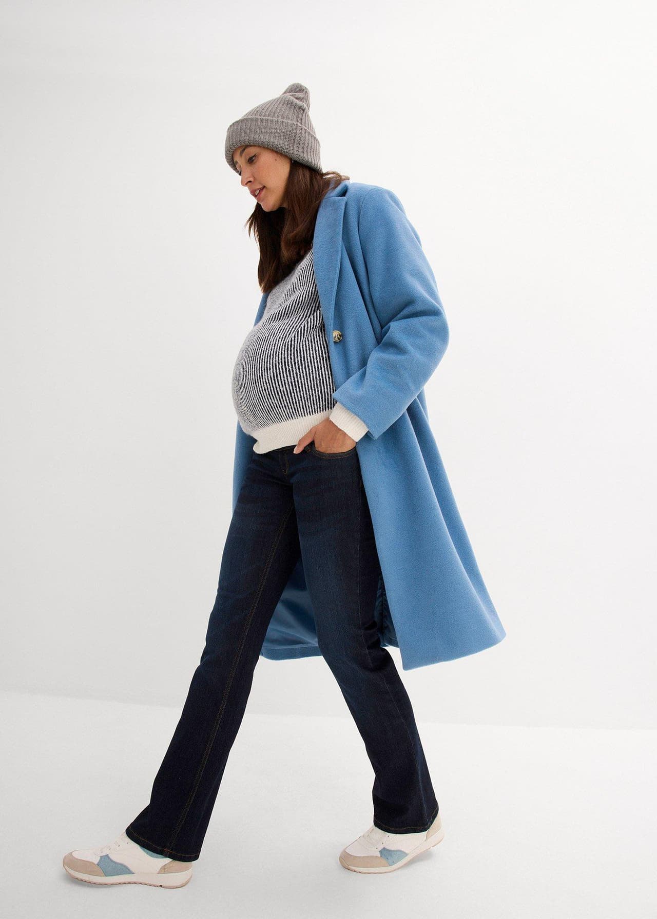 Bekväma stretchiga mammajeans, bootcut