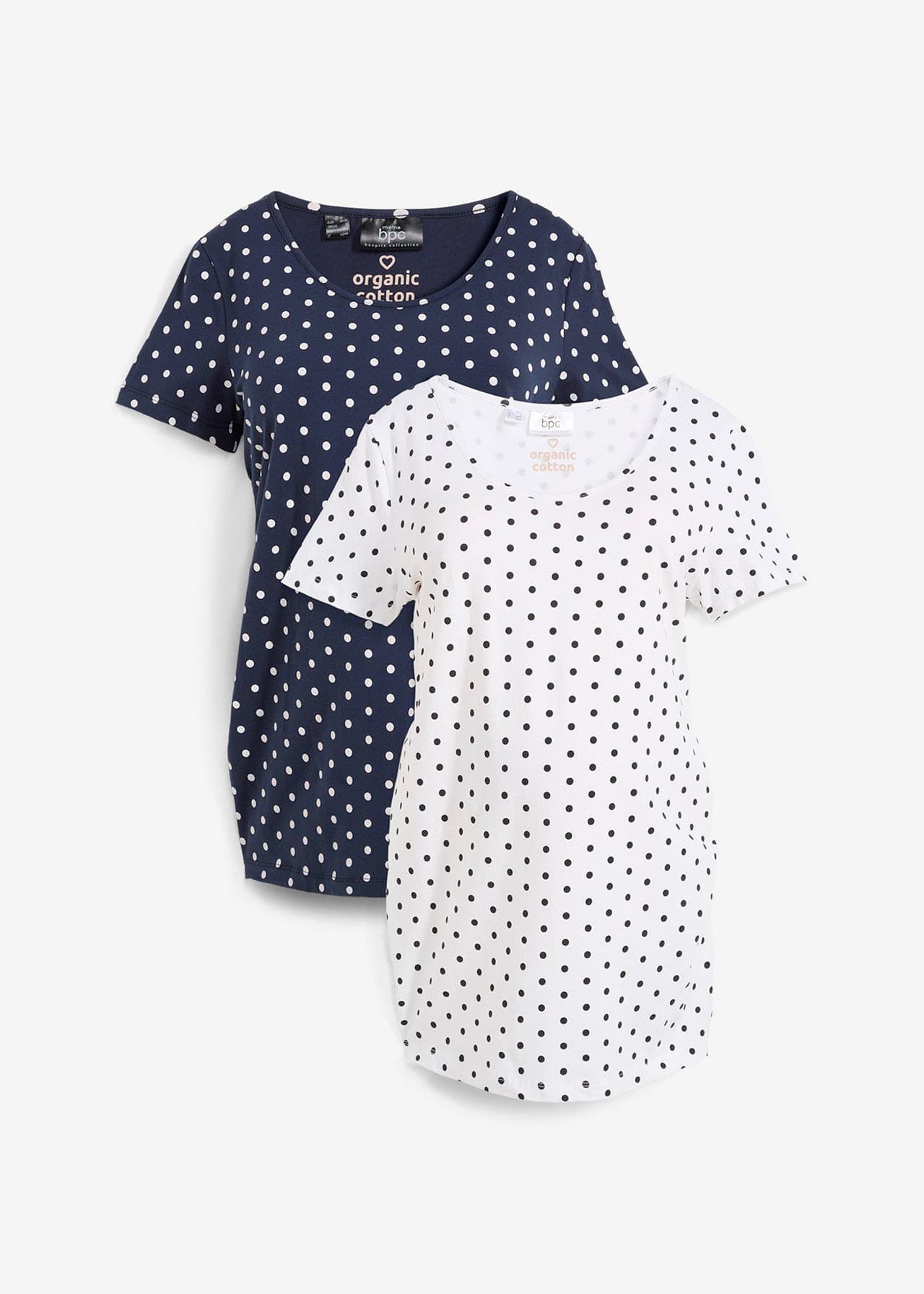 Prickig mammatopp i ekologisk bomull (2-pack) från bonprix - bild 3