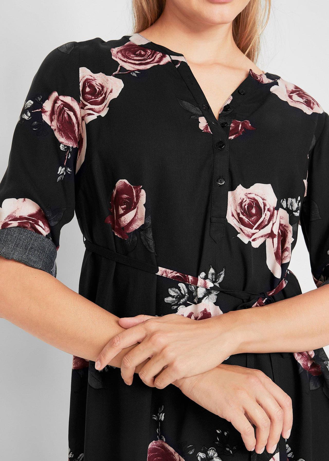 Lång mamma-/amningsblus från bonprix - bild 2