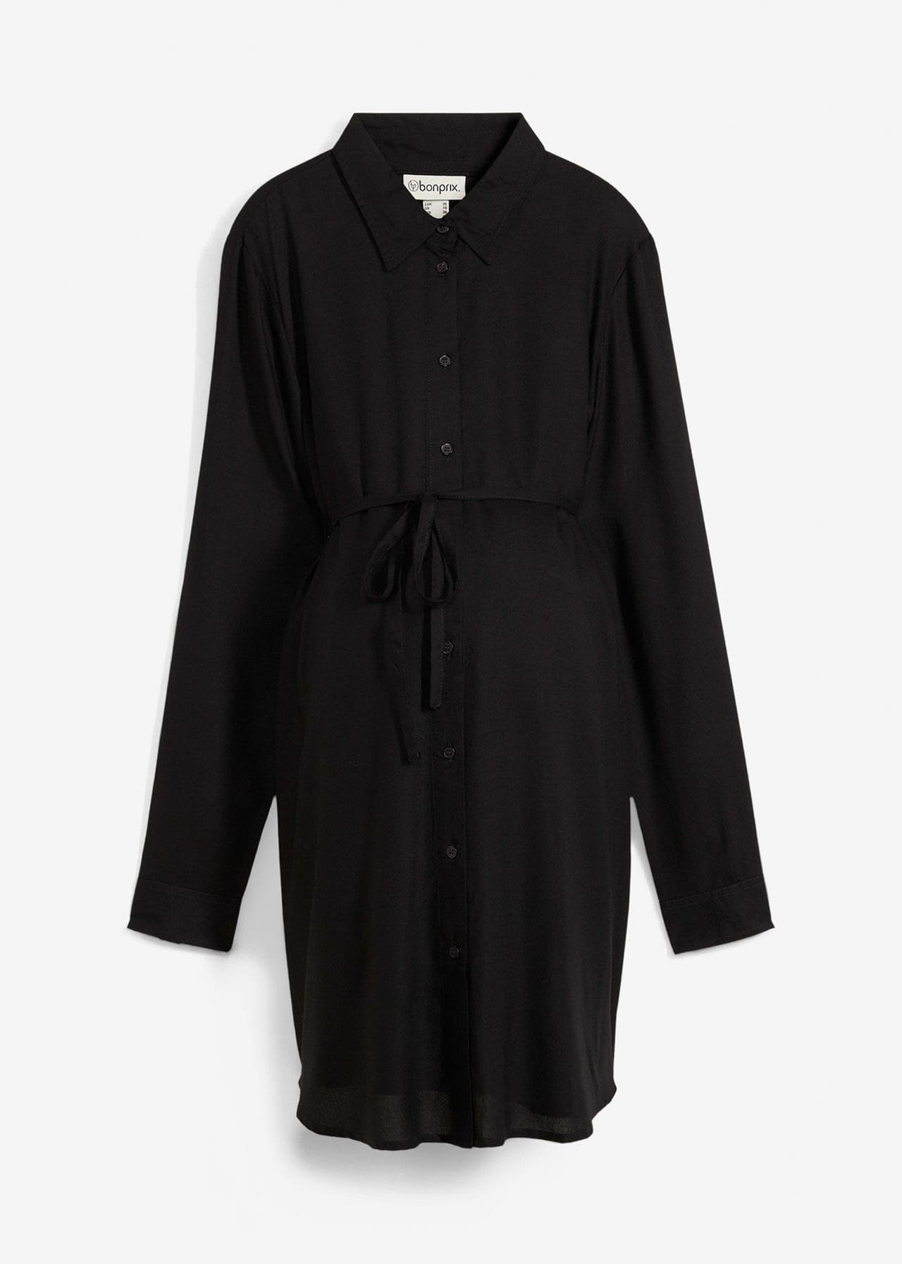 Lång mamma-/amningsblus i viskos från bonprix - bild 3