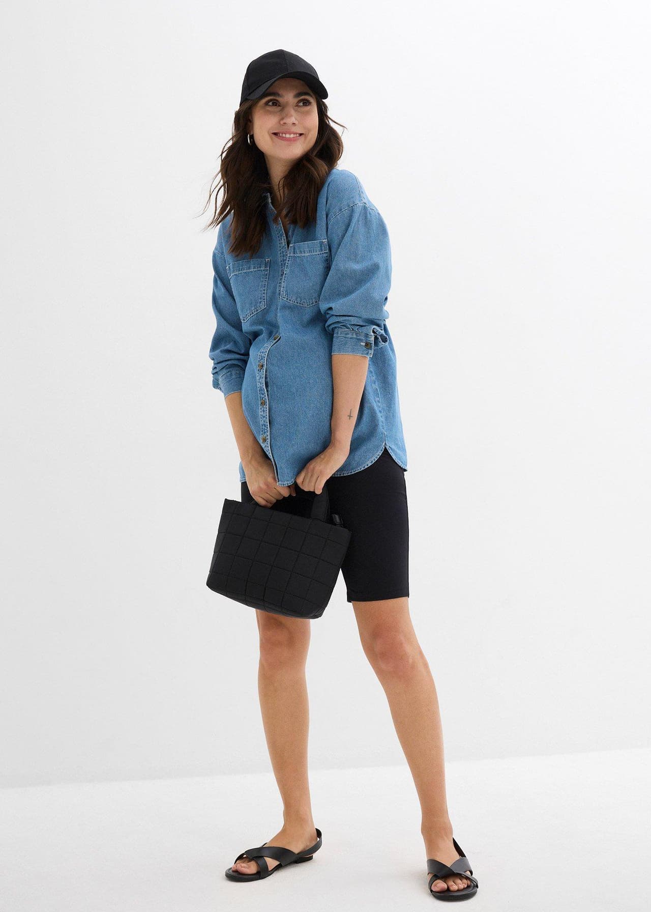 Mammacykelbyxa med ekologisk bomull (2-pack)