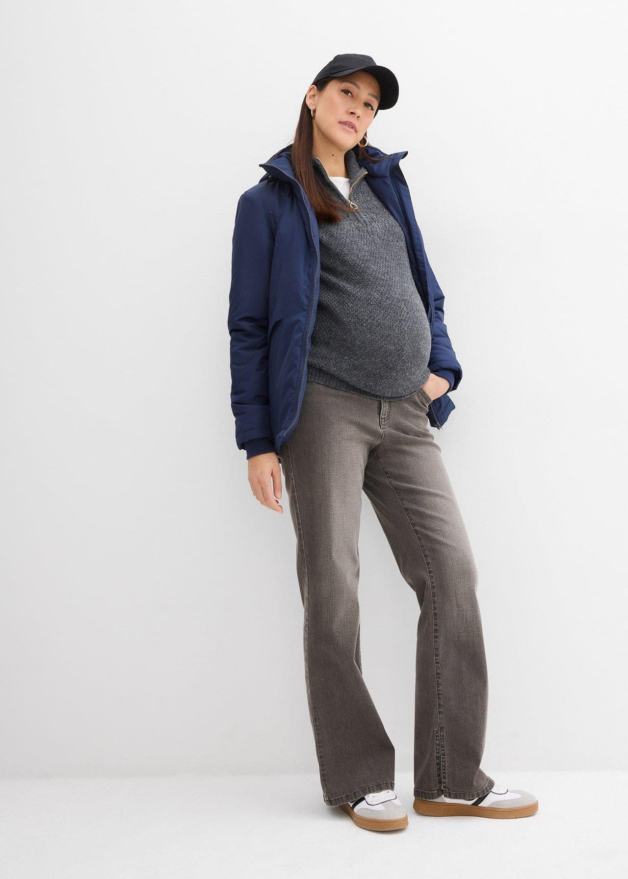 Mammajacka med babyficka