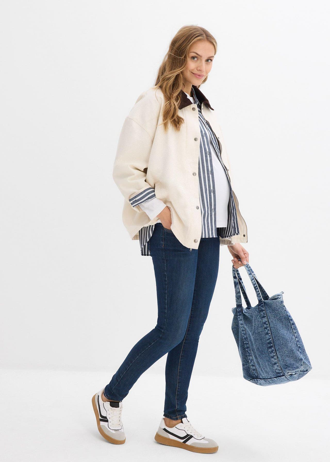 Mammajeans med ekologisk bomull, Skinny