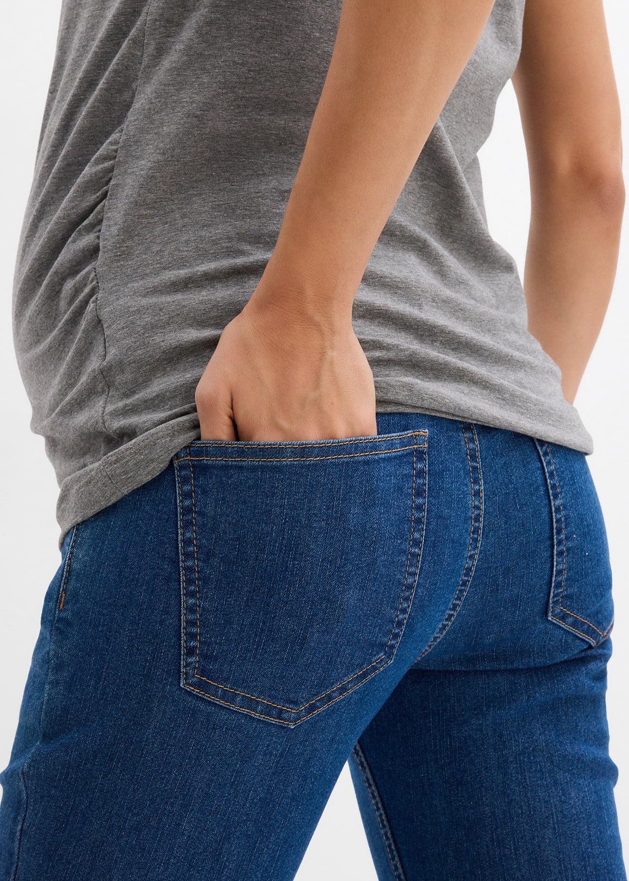 Skinny mammajeans med ekologisk bomull från bonprix - bild 2