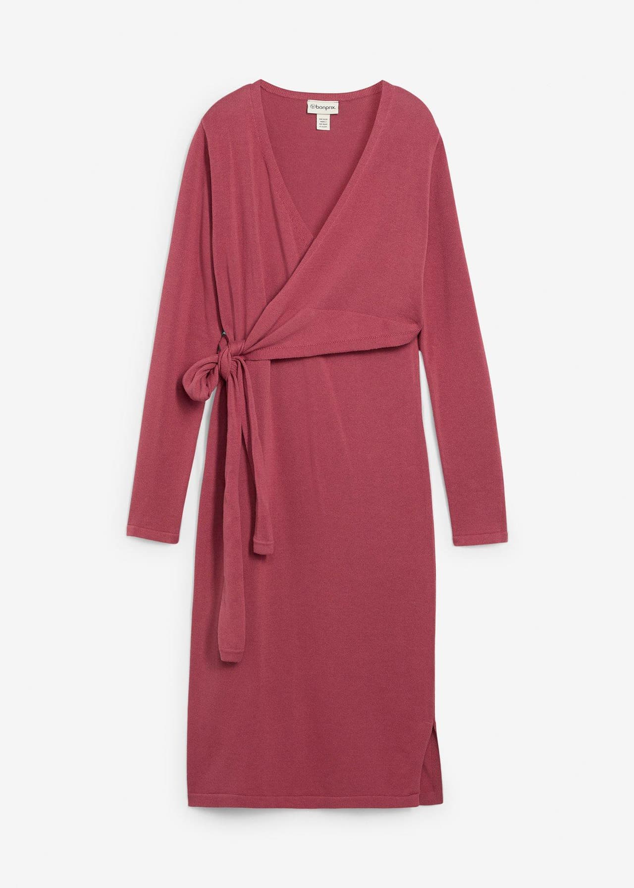 Mammaklänning med omlottlook i ren bomull från bonprix - bild 3