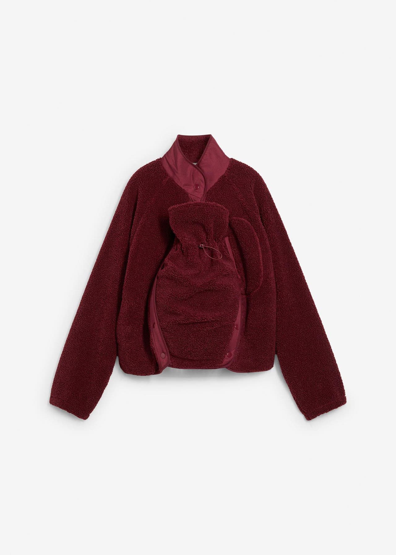Mammajacka med babyficka i teddyfleece från bonprix - bild 3