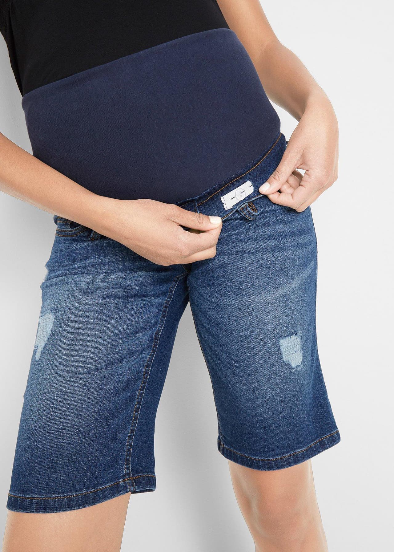 Mammamode: jeansbermudas, Regular Fit från bonprix - bild 2