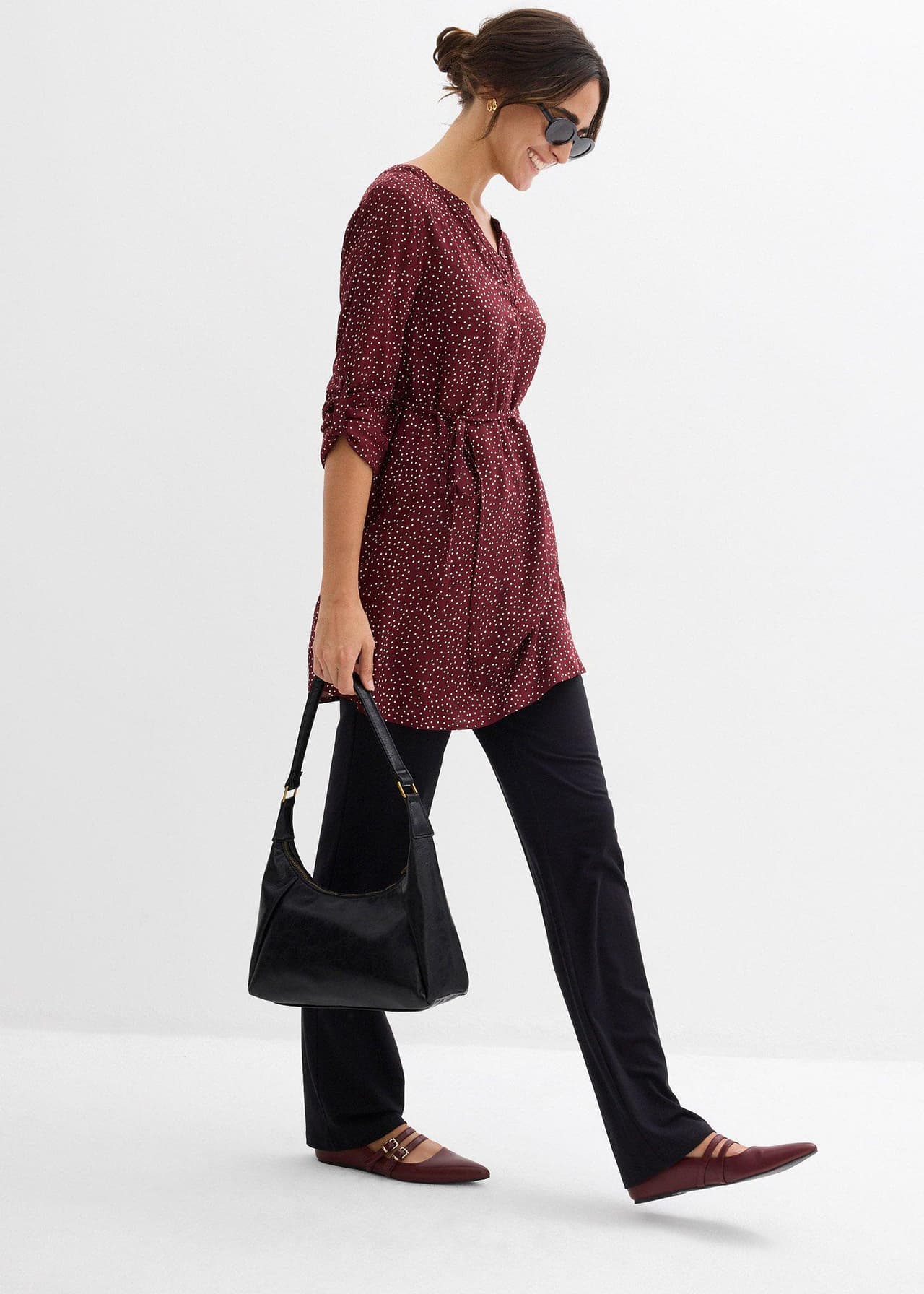 Mamma-/amningsklänning med hållbar viskos