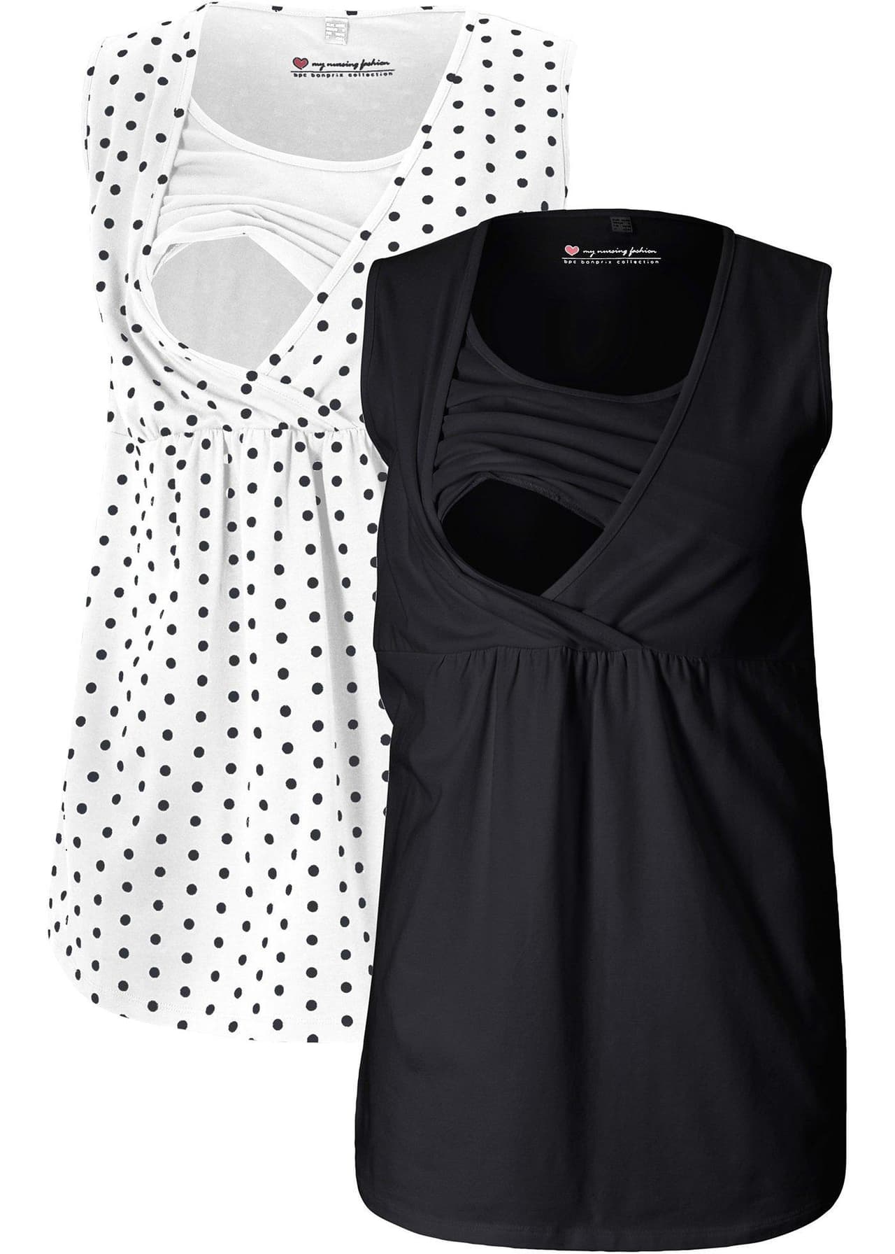 Mamma-/amningslinne (2-pack) från bonprix - bild 3