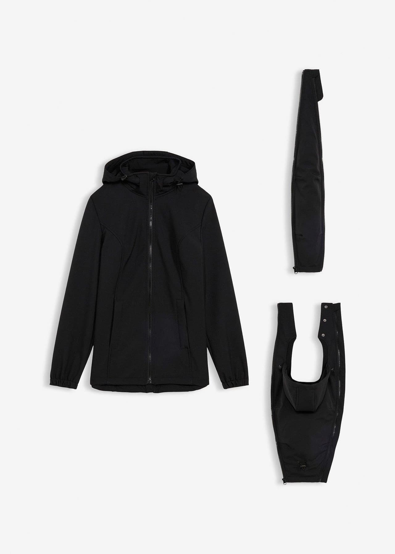 Mammajacka i softshell med babyficka fram och bak från bonprix - bild 3