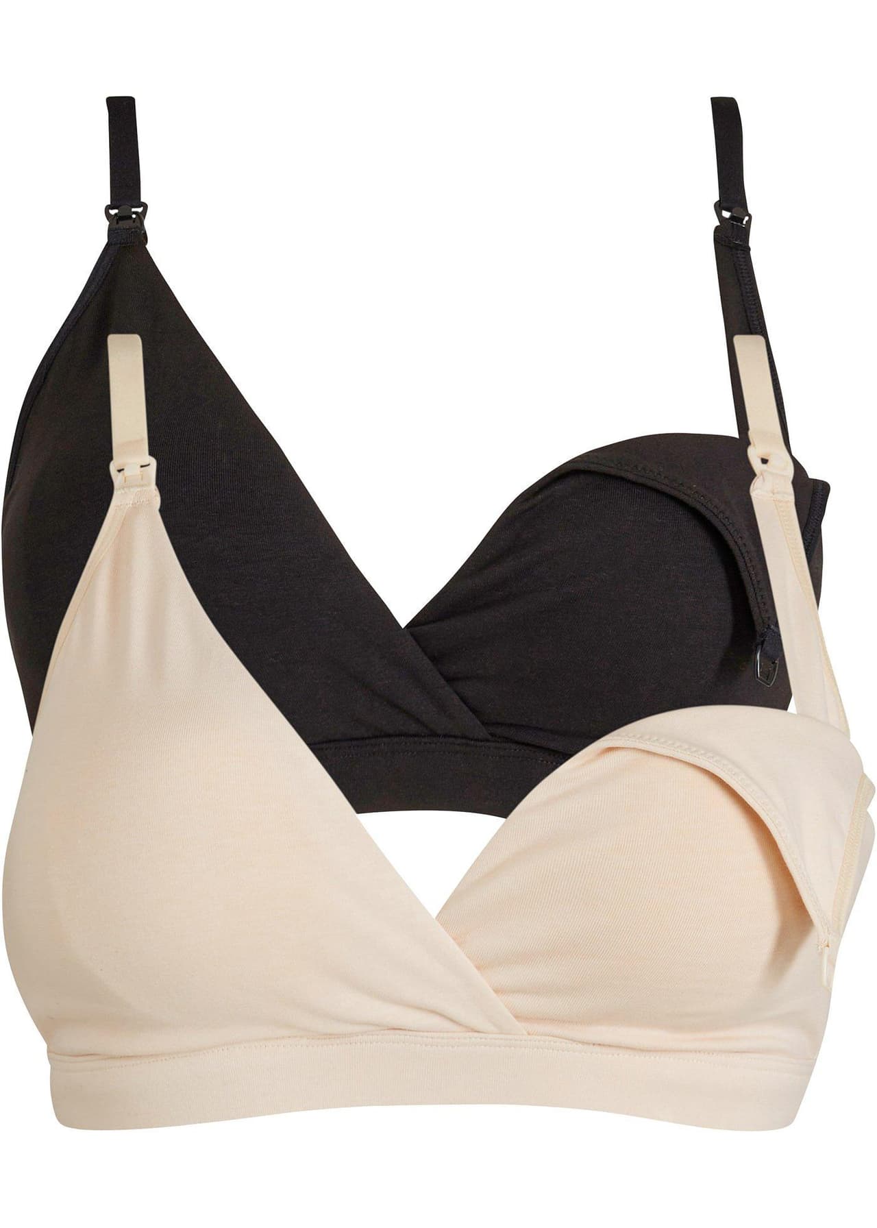 Amningsbehå utan bygel, med ekologisk bomull (2-pack) från bonprix - bild 3