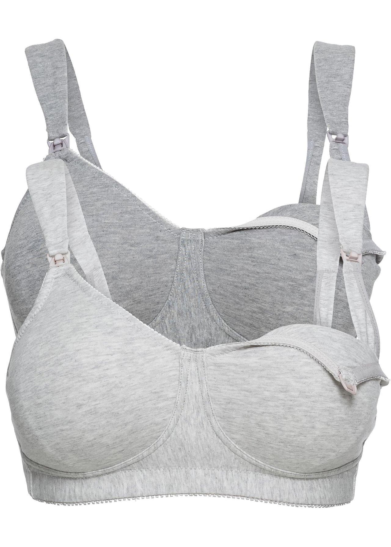 Amningsbehå utan bygel med ekologisk bomull (2-pack) från bonprix - bild 2
