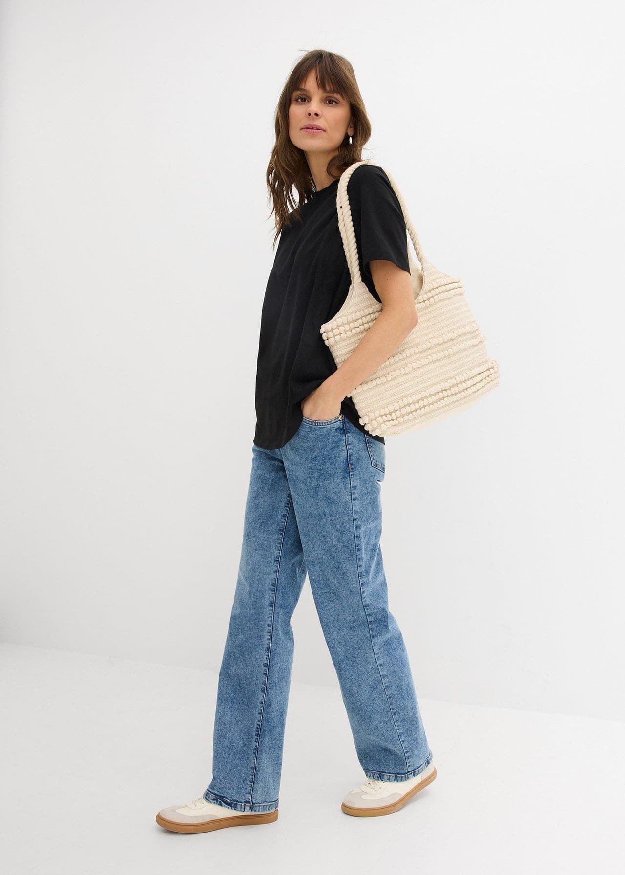 Mammatopp med diskret amningsöppning, med ekologisk bomull