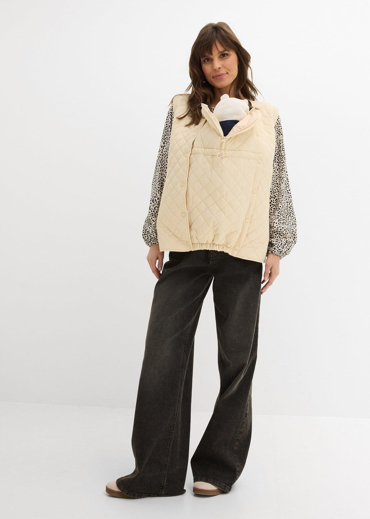 Mammajacka/-väst med babyficka