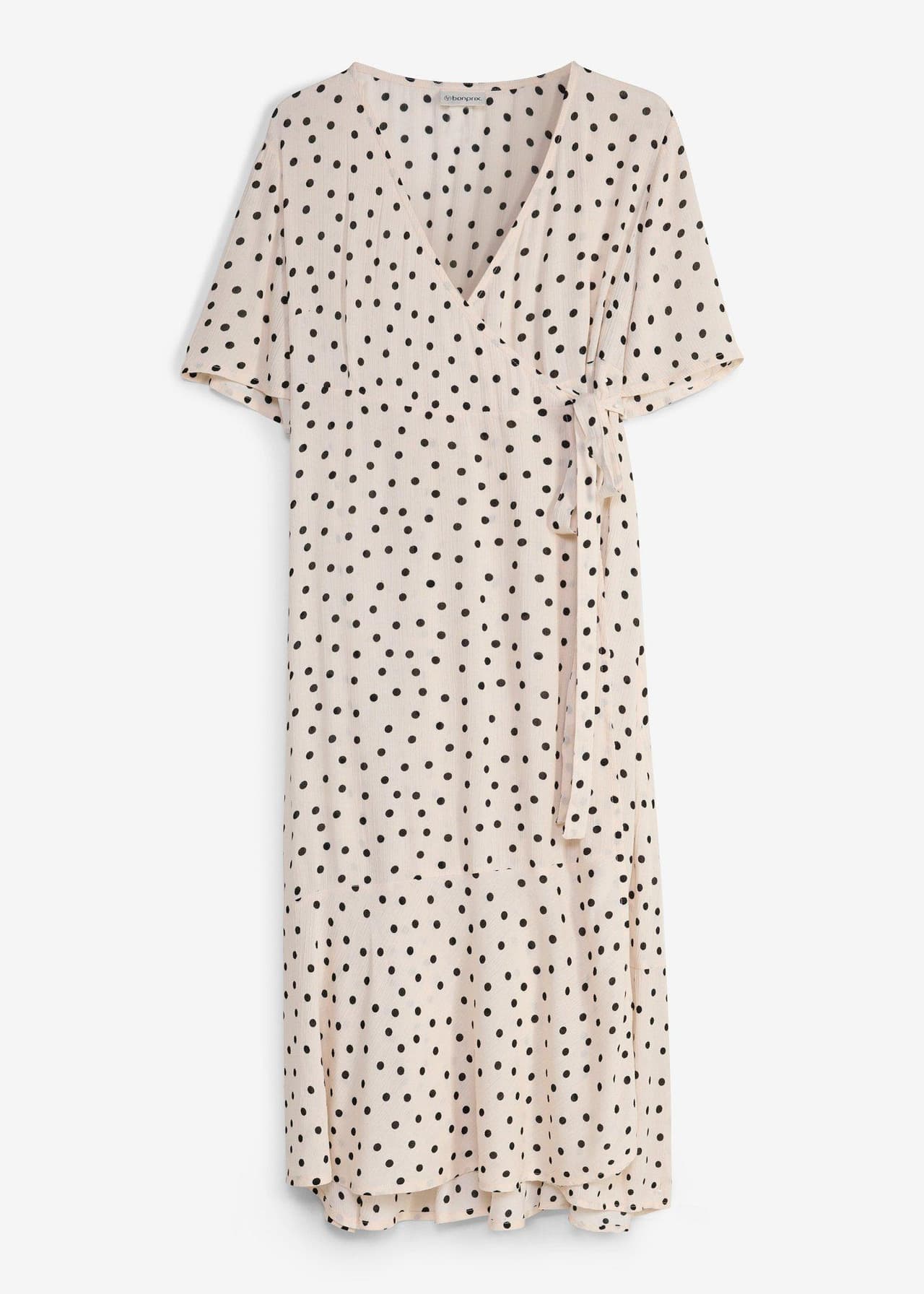 Mamma-/amningsklänning i följsam viskoskräpp