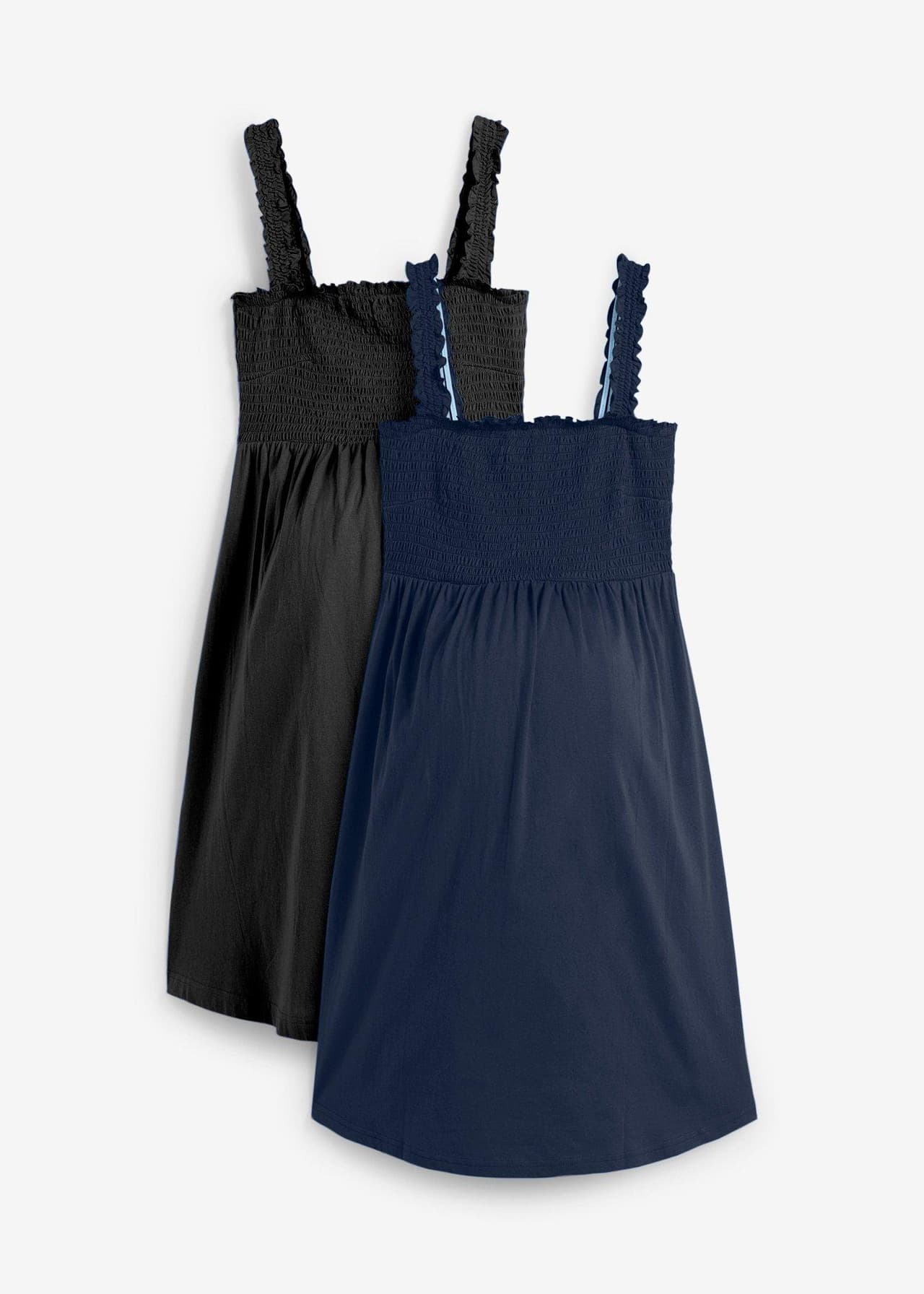 Mammaklänning i ekologisk bomull (2-pack) från bonprix - bild 3