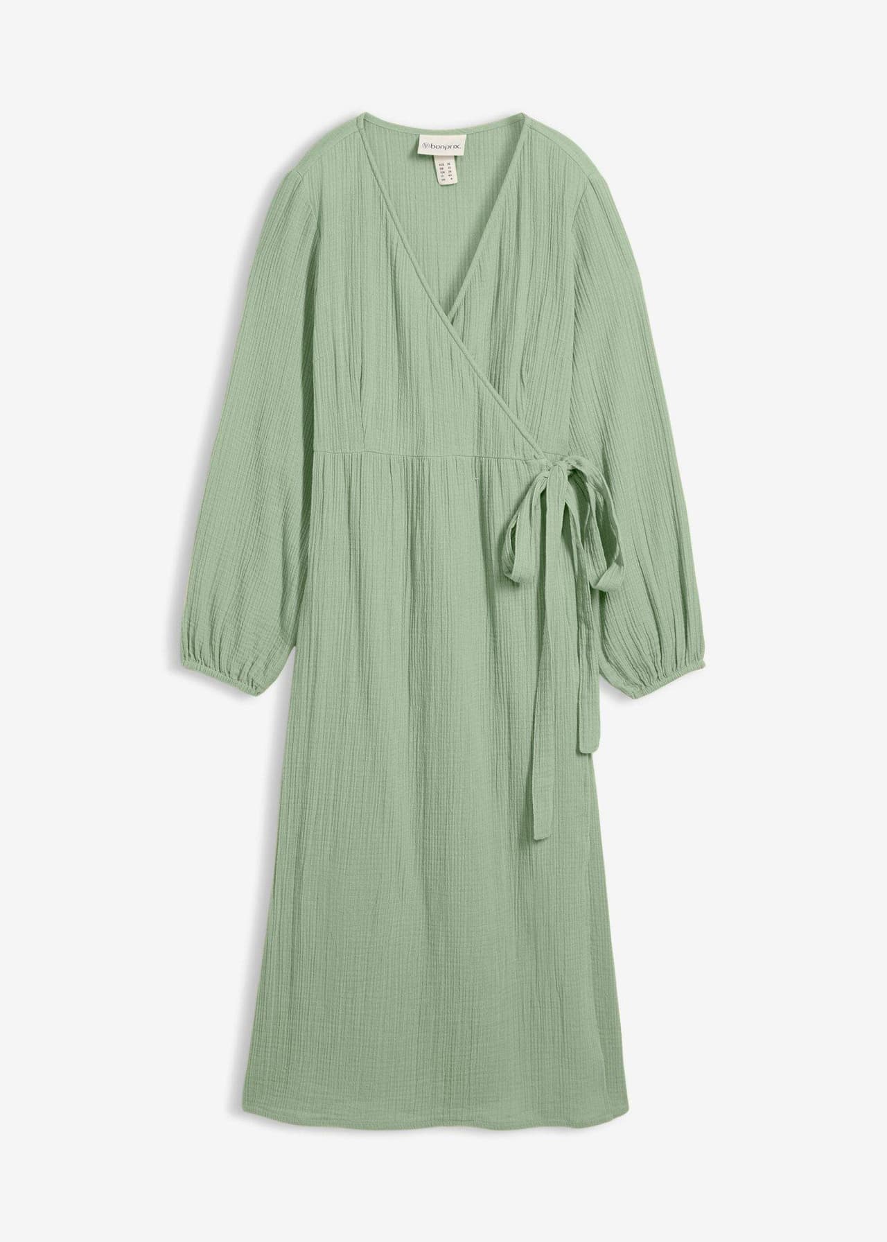 Mamma-/amningsklänning i bomullsmuslin från bonprix - bild 3