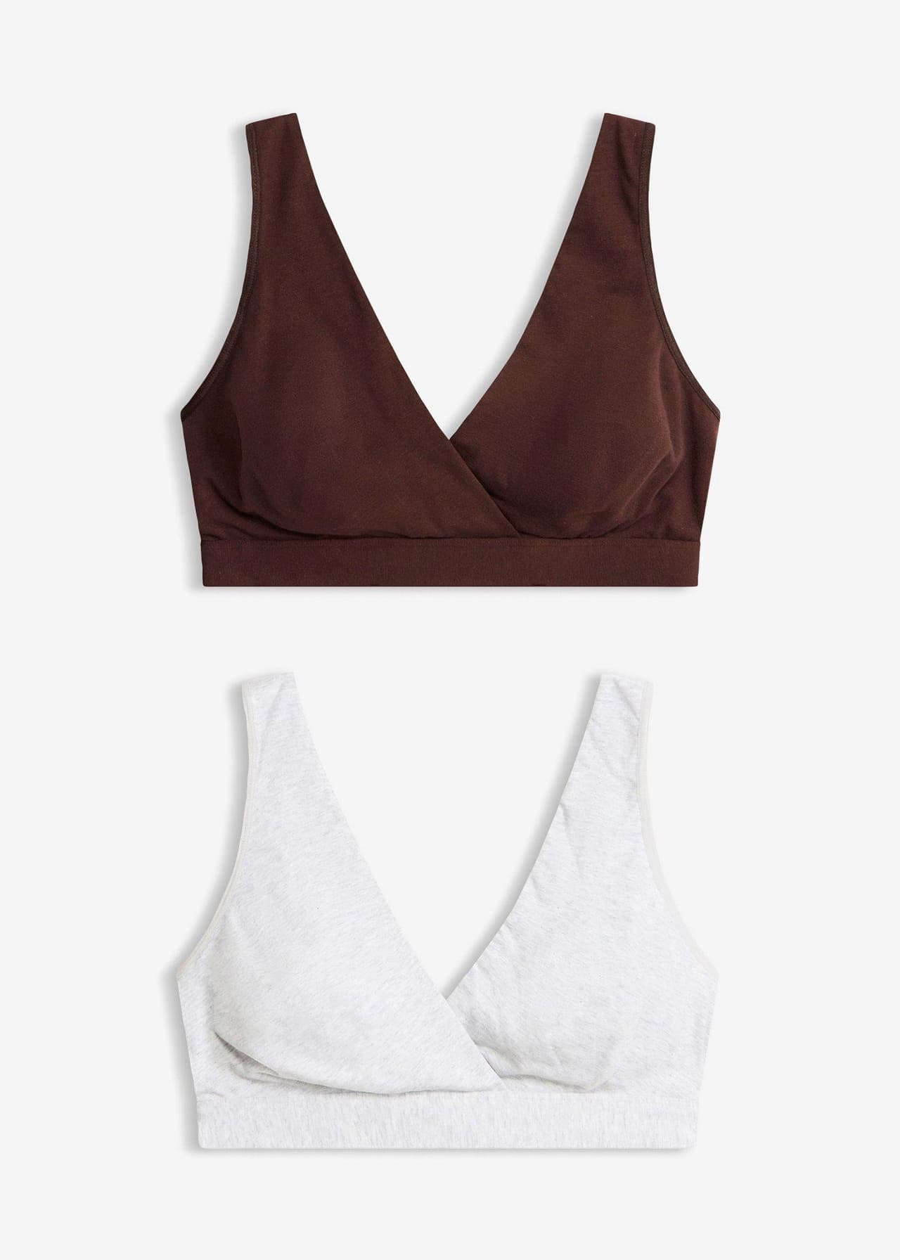 Amningsbehå utan bygel, med ekologisk bomull (2-pack) från bonprix - bild 3