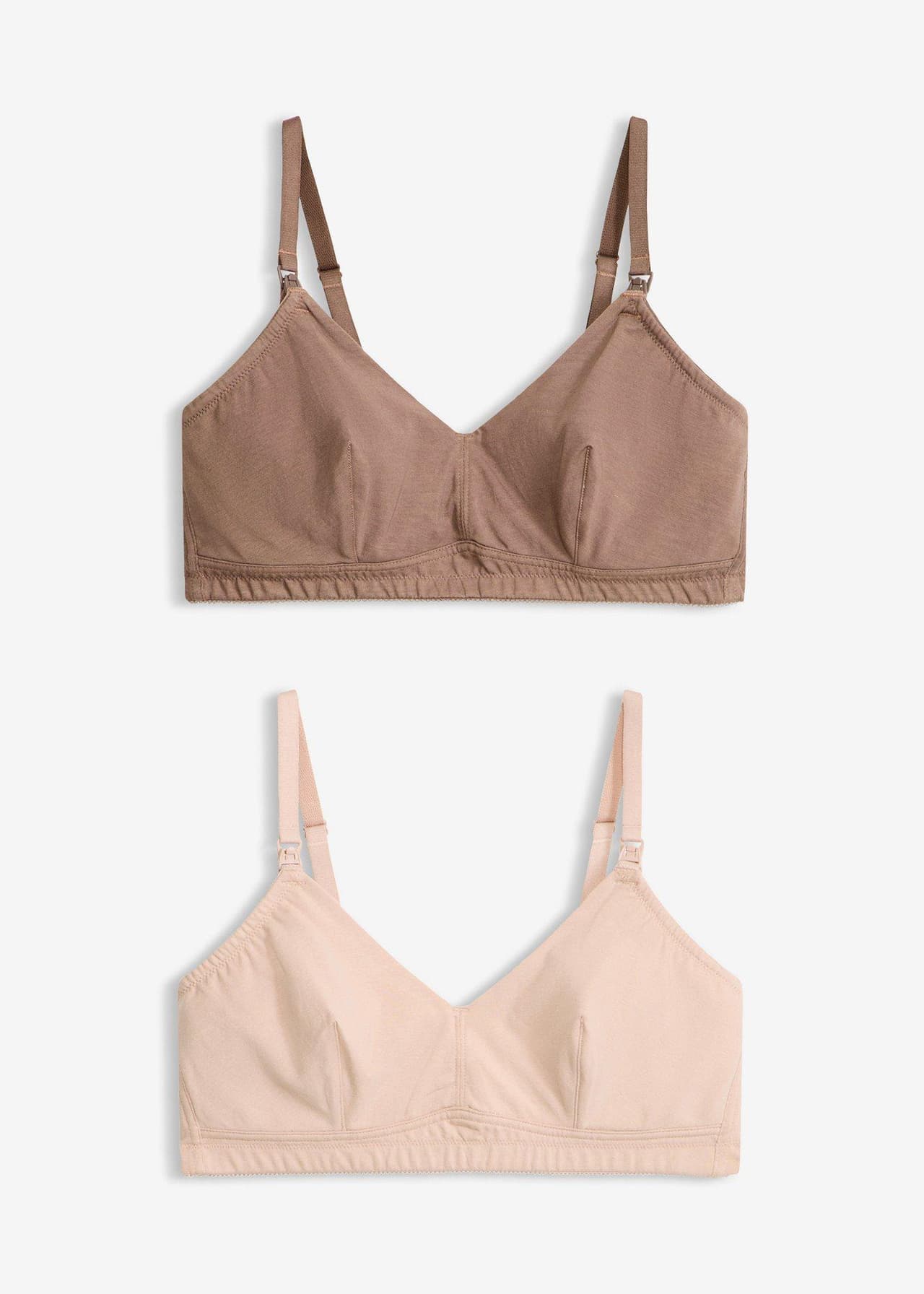 Amningsbehå utan bygel med ekologisk bomull (2-pack) från bonprix - bild 3