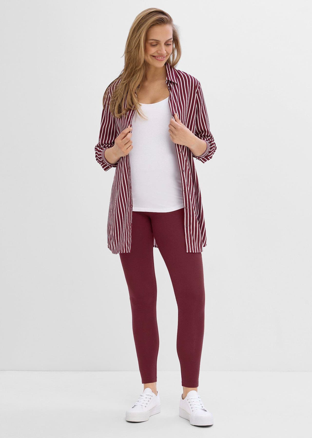 Mammaleggings med ekologisk bomull (2-pack) från bonprix