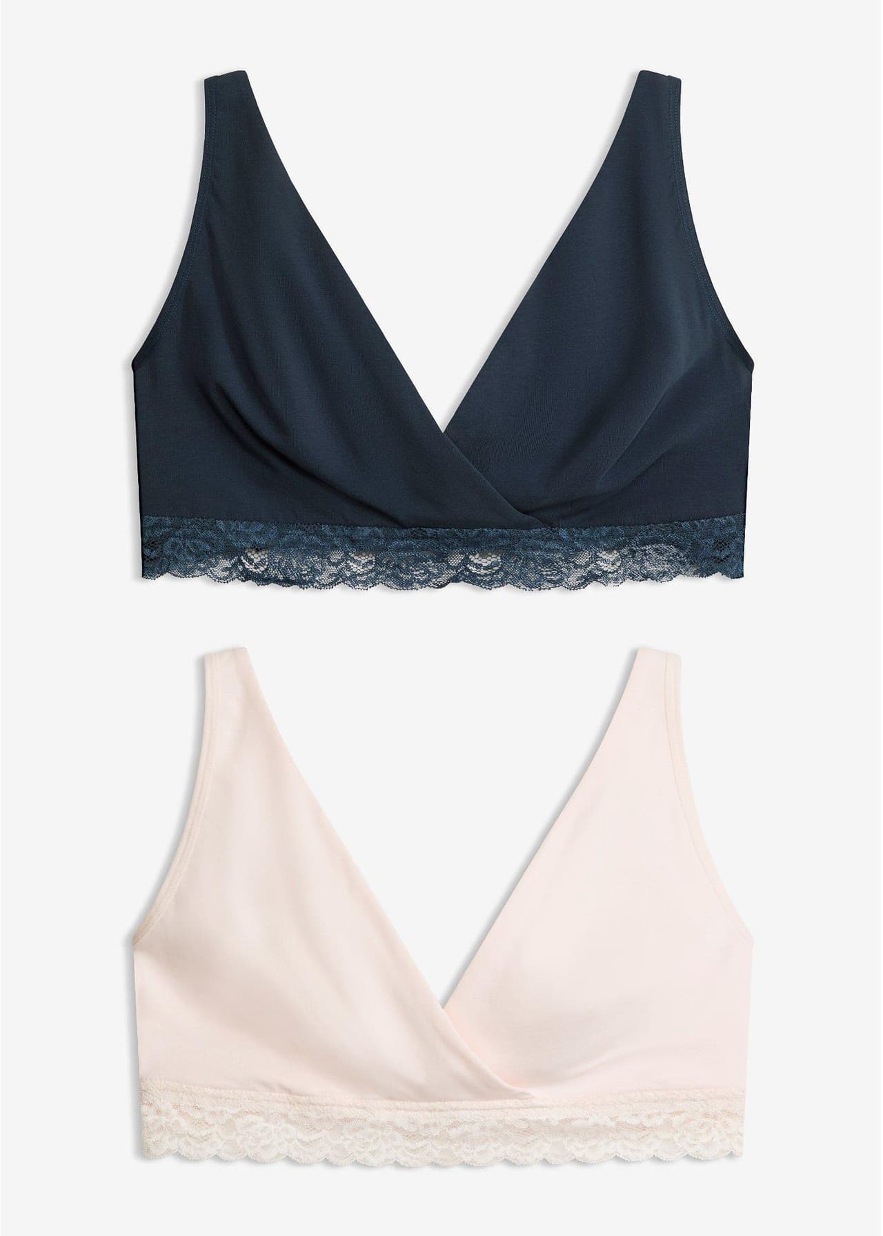 Amningsbehå utan bygel med ekologisk bomull (2-pack) från bonprix - bild 3