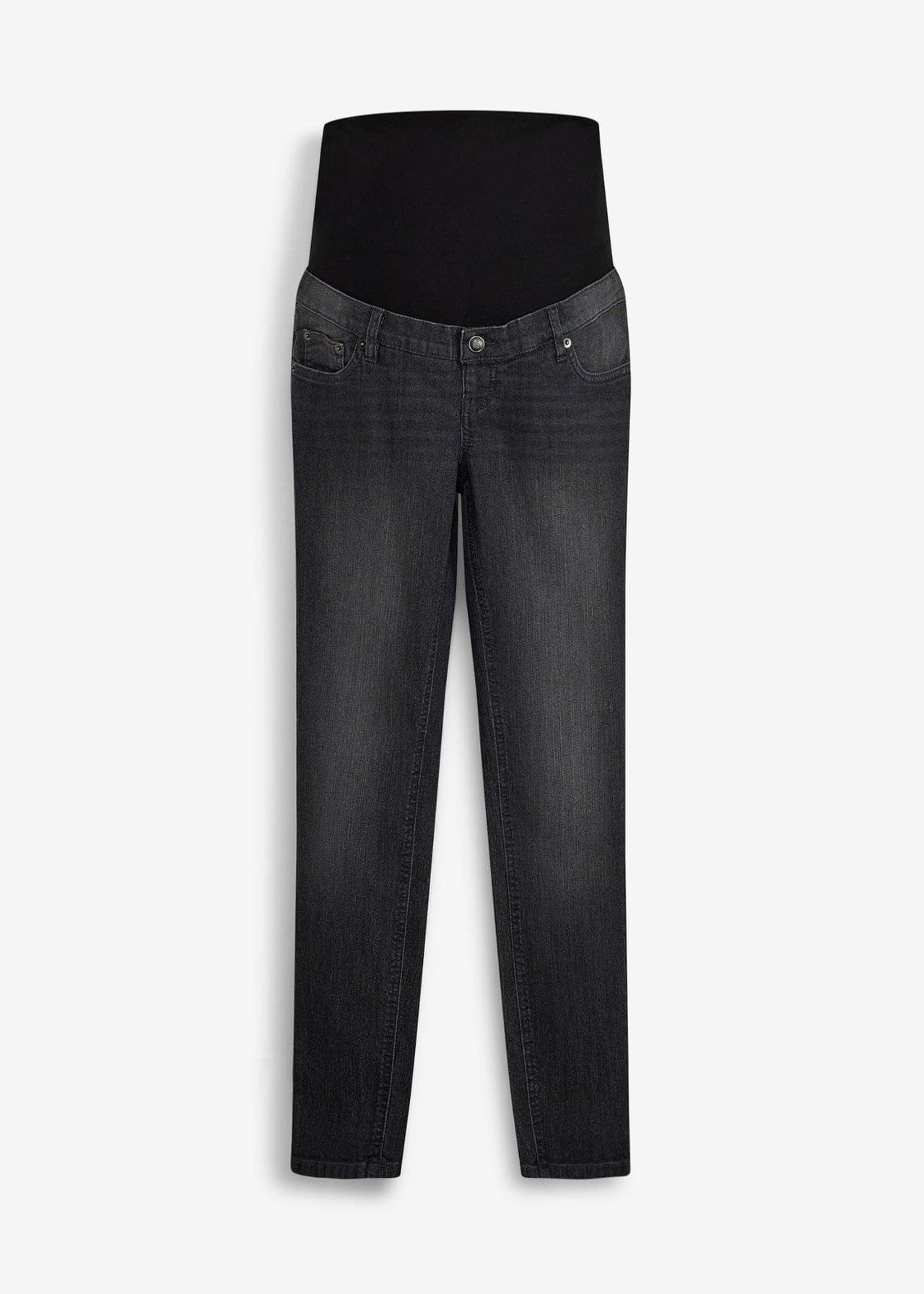 Elastiska mammajeans med ekologisk bomull, Skinny Fit från bonprix - bild 3