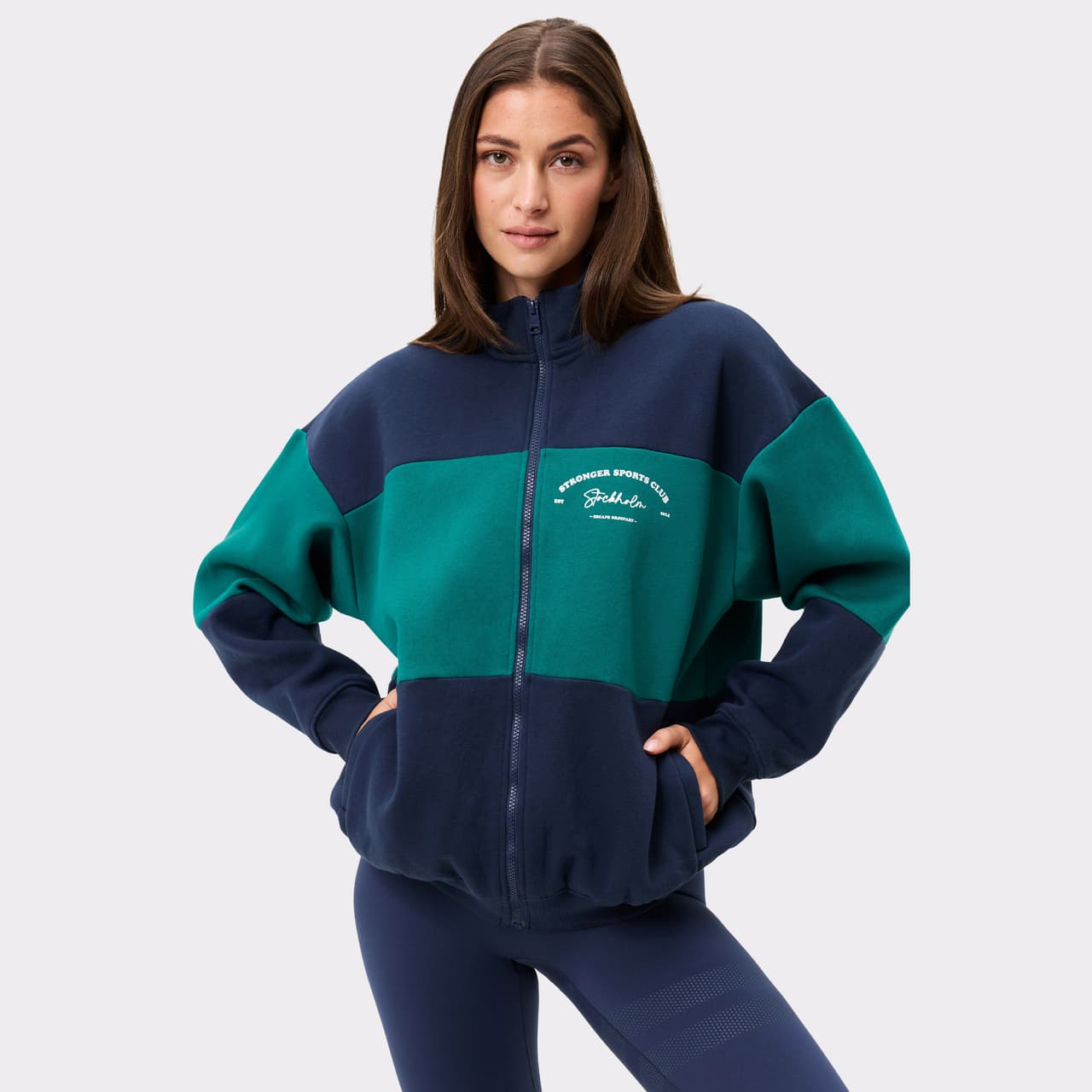 Oversized Full Zip Sweatshirt